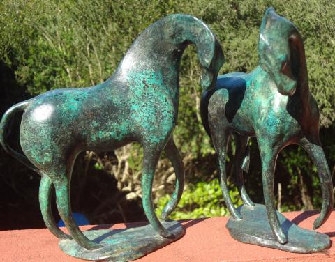 Bronze horses